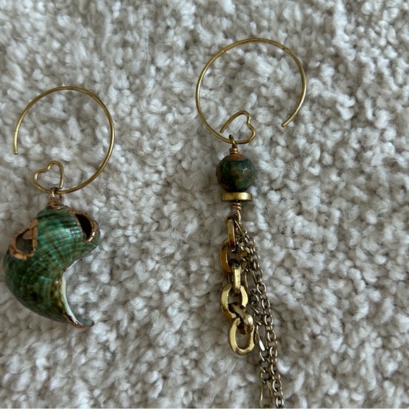 Ginger 13 Shell & Gemstone Earrings - Picture 4 of 14